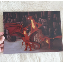 Illustration A4 Dragon - Family Portrait