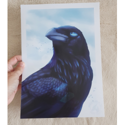 A4 Print Crow - Djoda