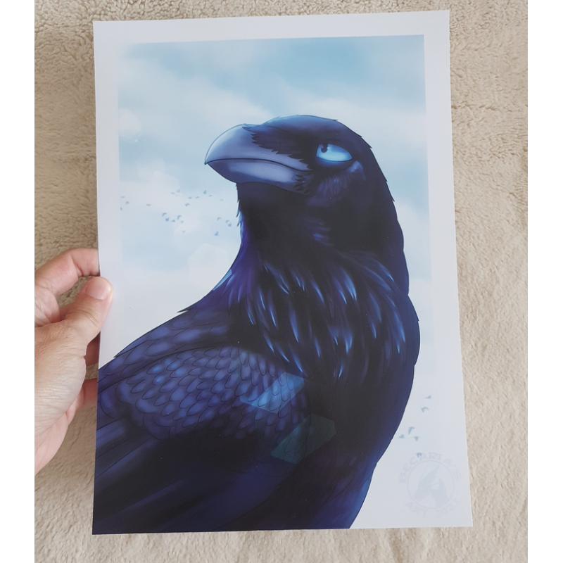 A4 Print Crow - Djoda