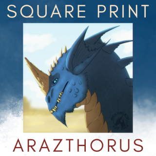 Impression Carré Dragon - Arazthorus
