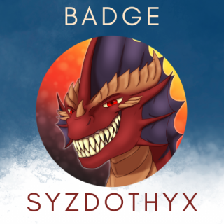 Badge Dragon - Syzdothyx