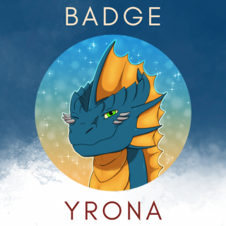 Badge Dragon - Yrona