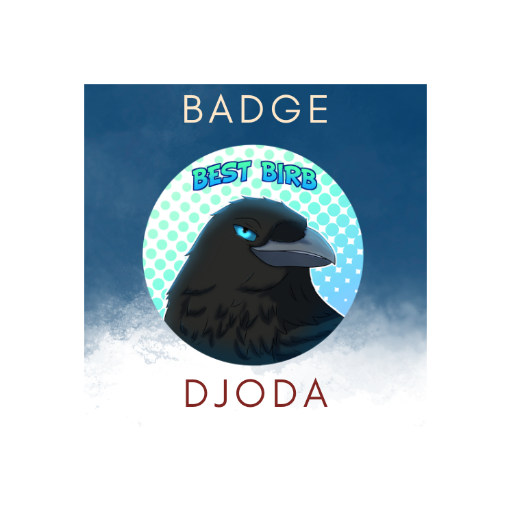 Badge Corbeau - Djoda