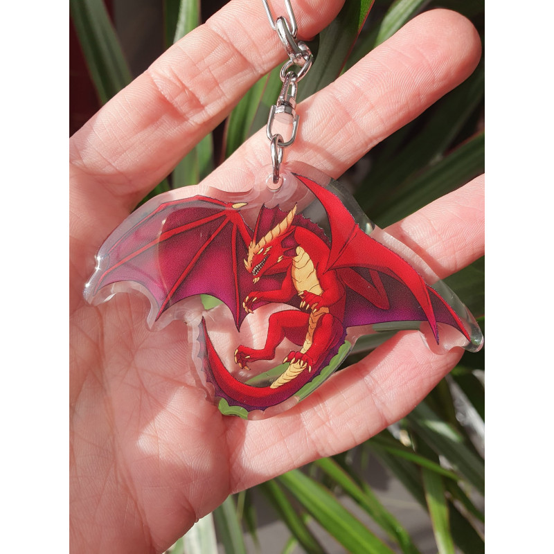 Set of dragon keychain