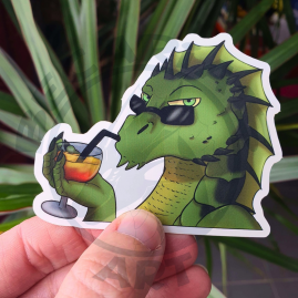 Sticker Dragon -  "Green Dragon"