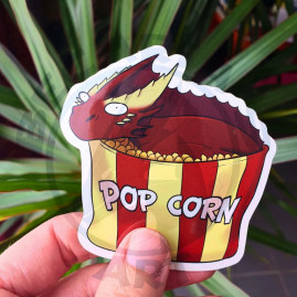 Sticker Dragon -  "Pop Corn"