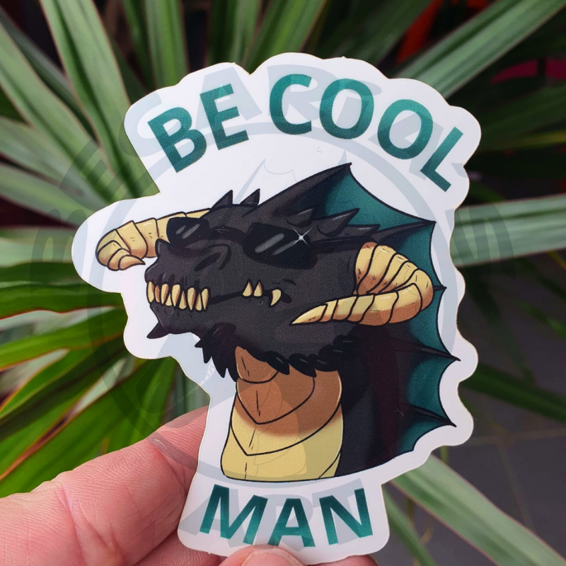 Sticker Dragon -  "Black Dragon"