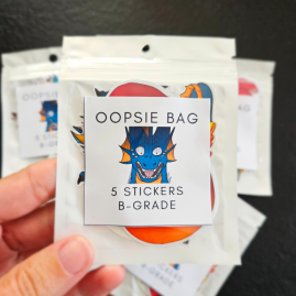 [LIMITED] Oopsie stickers - 7 per bag