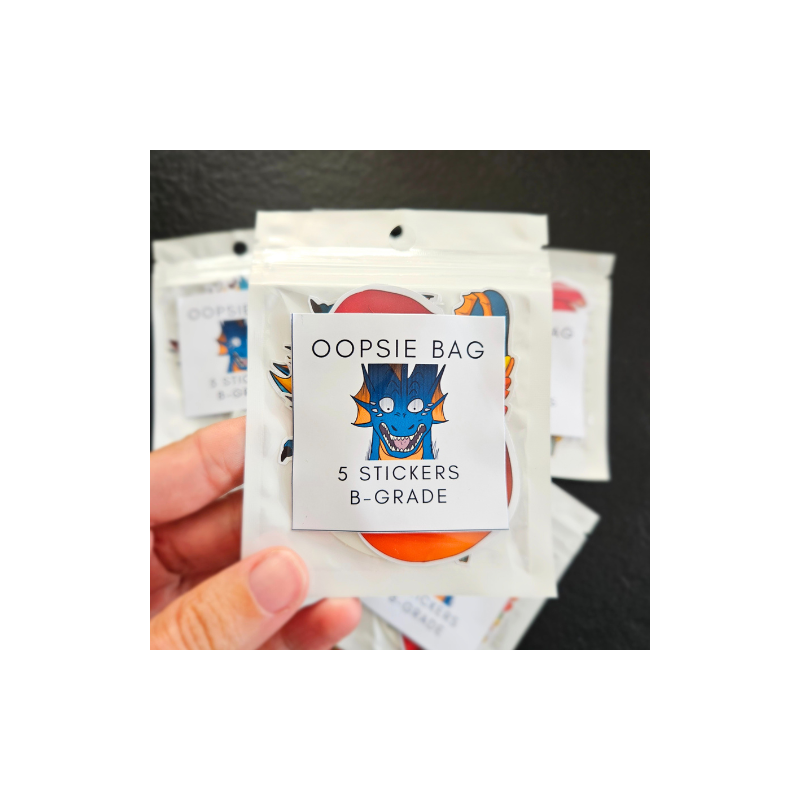 [LIMITED] Oopsie stickers - 7 per bag