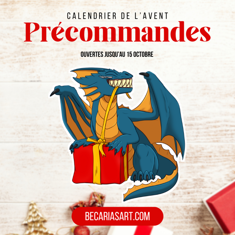 [PRECOMMANDE] Calendrier de l'Avent Dragon