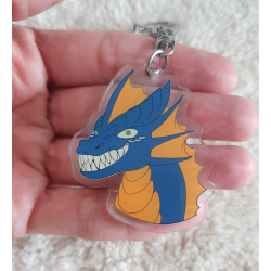 Creepy Dragon Keychain