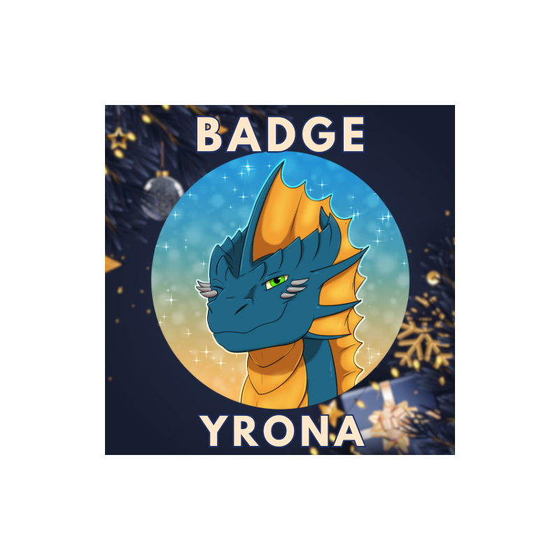 Badge Dragon - Yrona