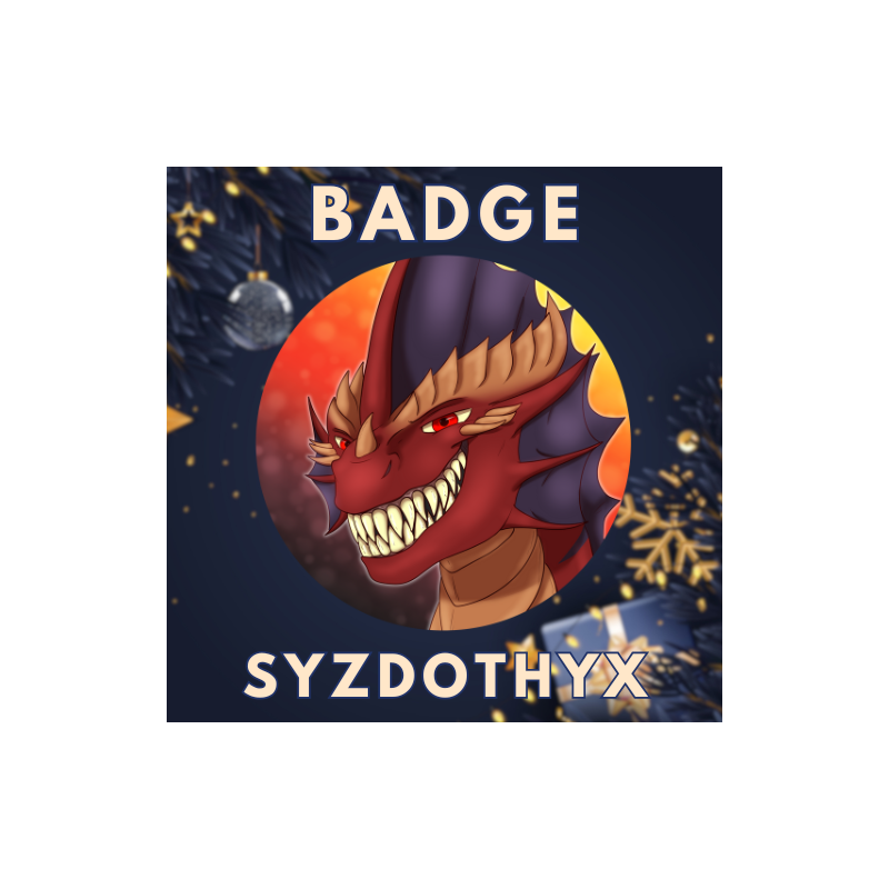 Badge Dragon - Syzdothyx