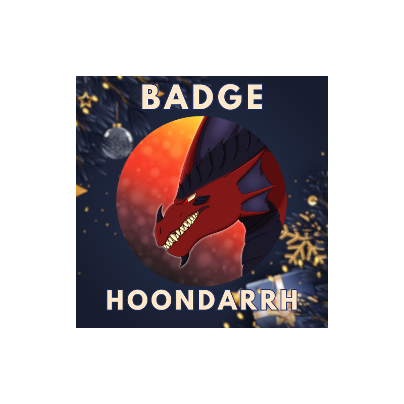 Badge Dragon - Hoondarrh