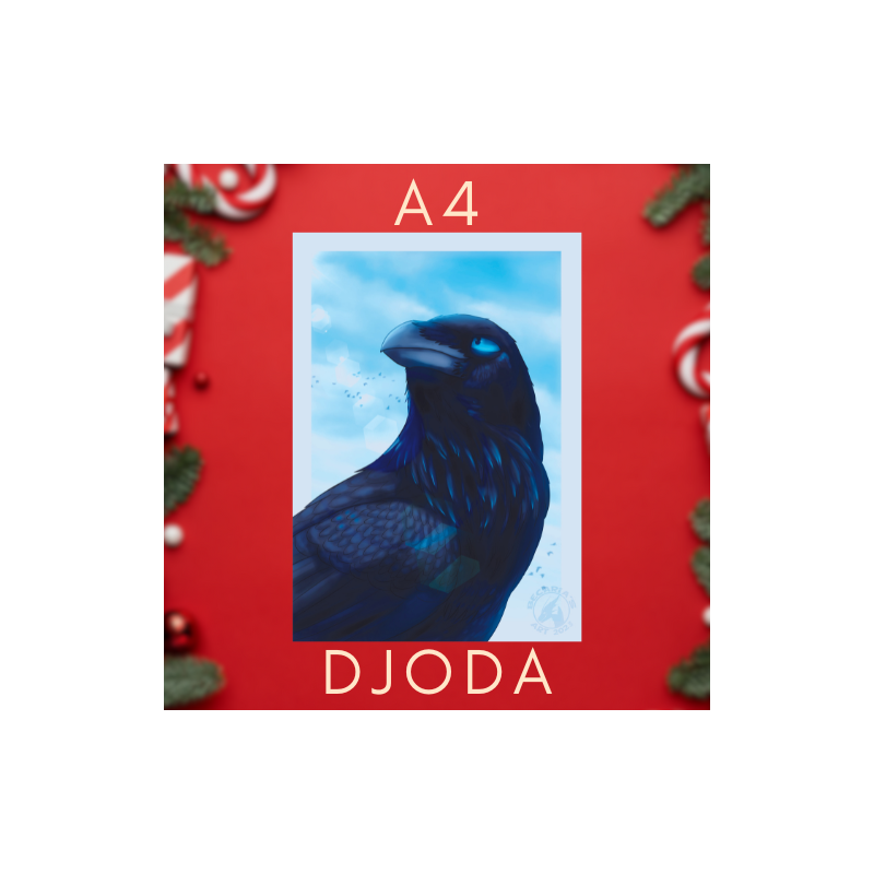 A4 Print Crow - Djoda