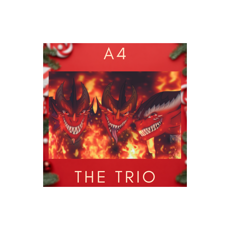 Impression A4 Dragon - The Trio