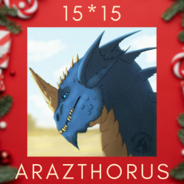 Dragon Print Square - Arazthorus