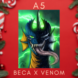 Illustration A5 Dragon - Beca X Venom