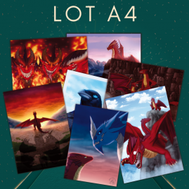 Lot Illustrations A4 Dragons