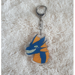 Creepy Dragon Keychain