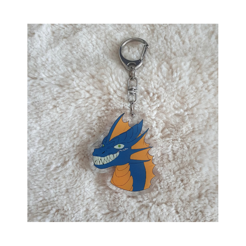 Creepy Dragon Keychain