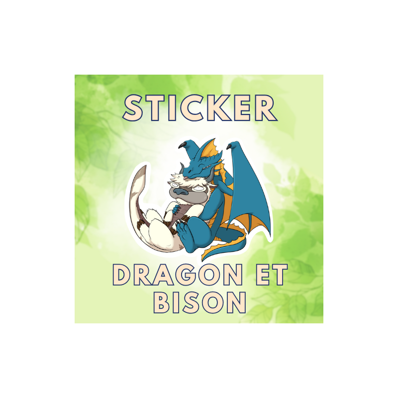 Sticker Dragon and Bison