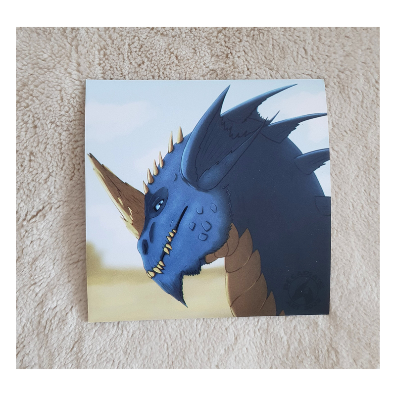 Dragon Print Square - Arazthorus