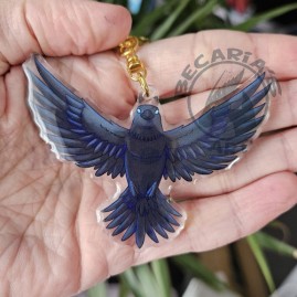 Crow keychain "Djoda"