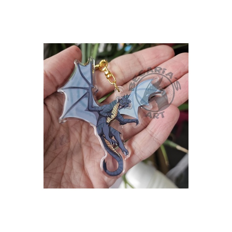 Keychain Black Dragon