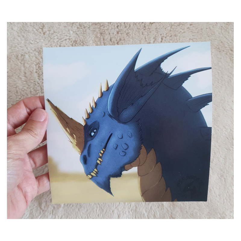 Dragon Print Square - Arazthorus