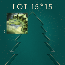 Set of Dragon Square Prints