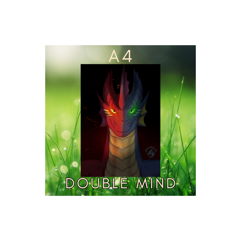 copy of Illustration A4 Dragon Electric Attack