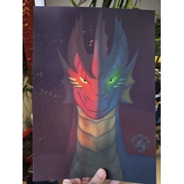 copy of Illustration A4 Dragon Electric Attack