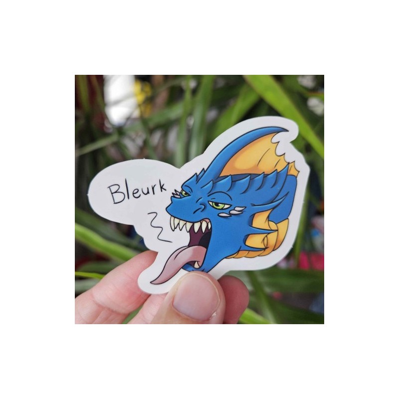 Sticker Disgusted Dragon