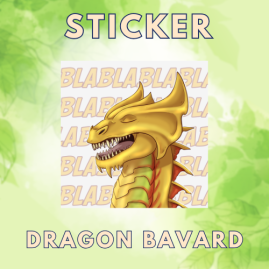 Talking Dragon Sticker