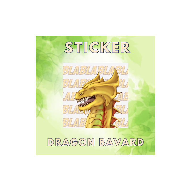 Sticker Dragon Bavard